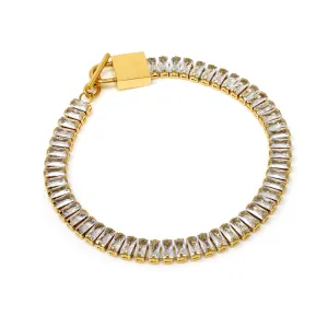 Emerald Tennis Bracelet - Yellow Gold