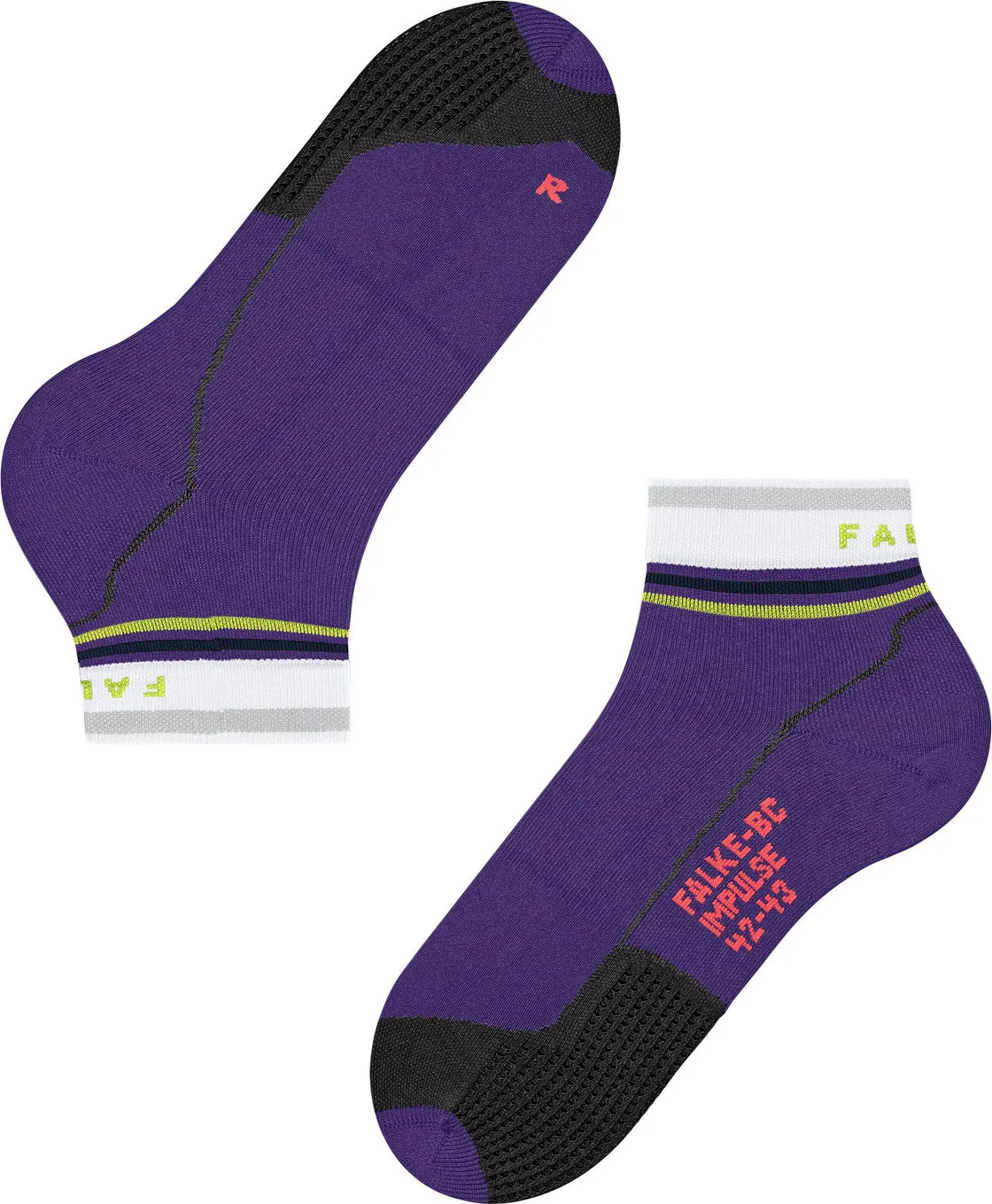 Falke BC Impulse Reflect Short Unisex Biking Socks Amethyst | Buy Falke BC Impulse Reflect Short Unisex Biking Socks Amethyst here | Outnorth