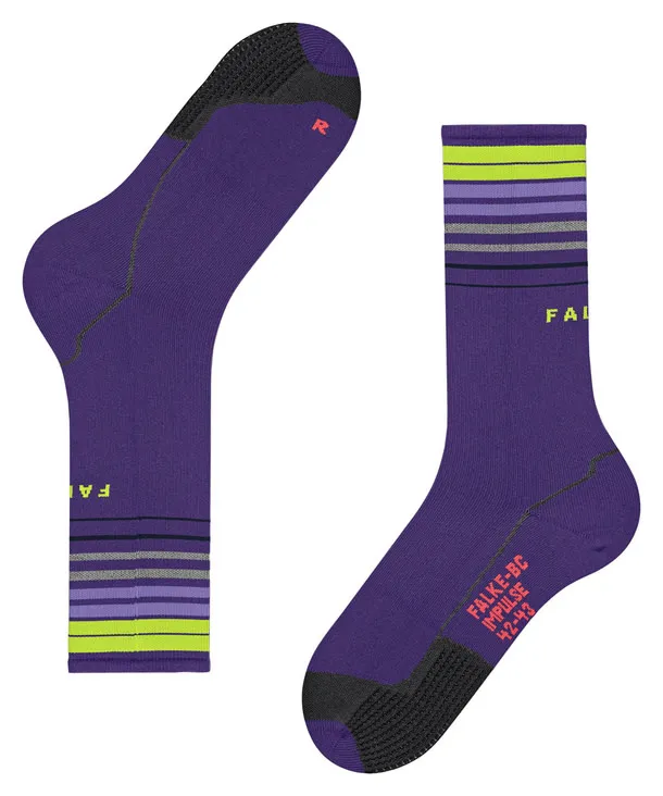 Falke Unisex BC Impulse Reflect Biking Socks Amethyst | Buy Falke Unisex BC Impulse Reflect Biking Socks Amethyst here | Outnorth