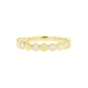 Geometric Stackable Diamond Ring