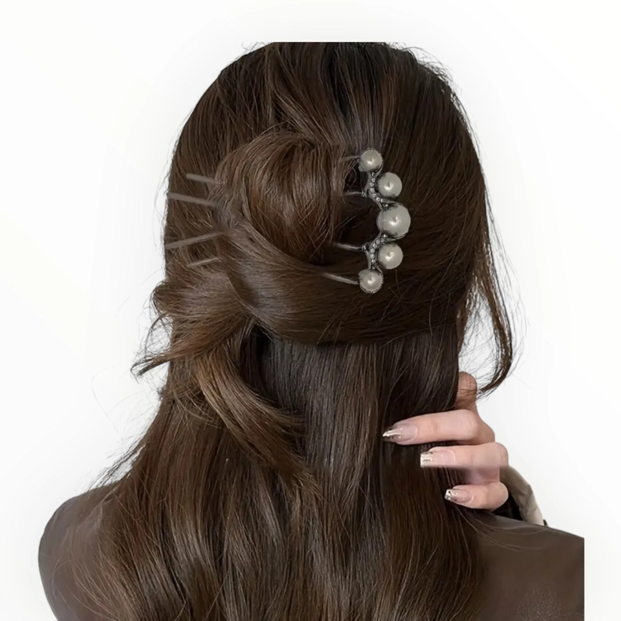 Hairfork - Hairaccessories - Hairpin met parels