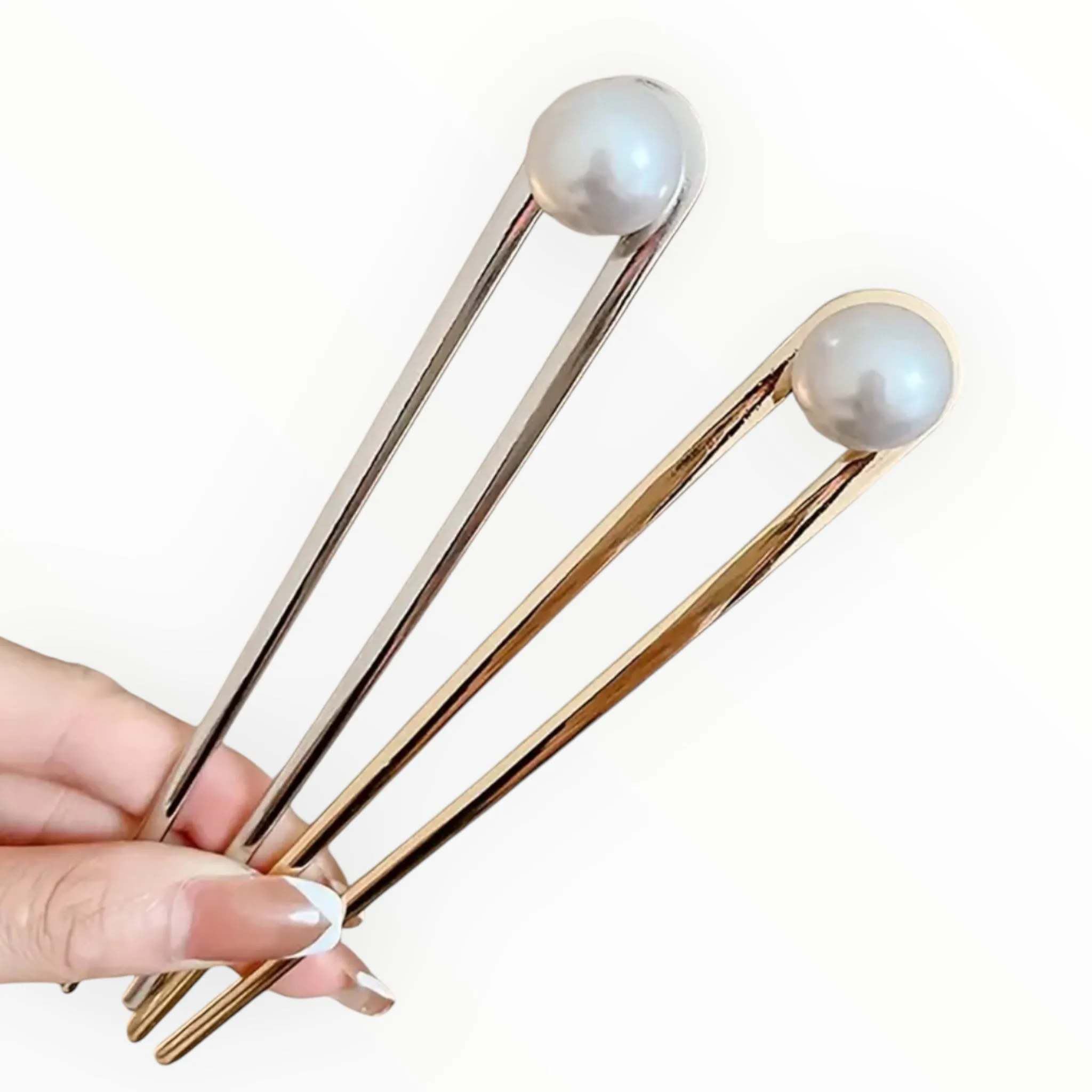 Hairpin Hairstick EASY Pearl - de ideale haarspeld voor lang haar!