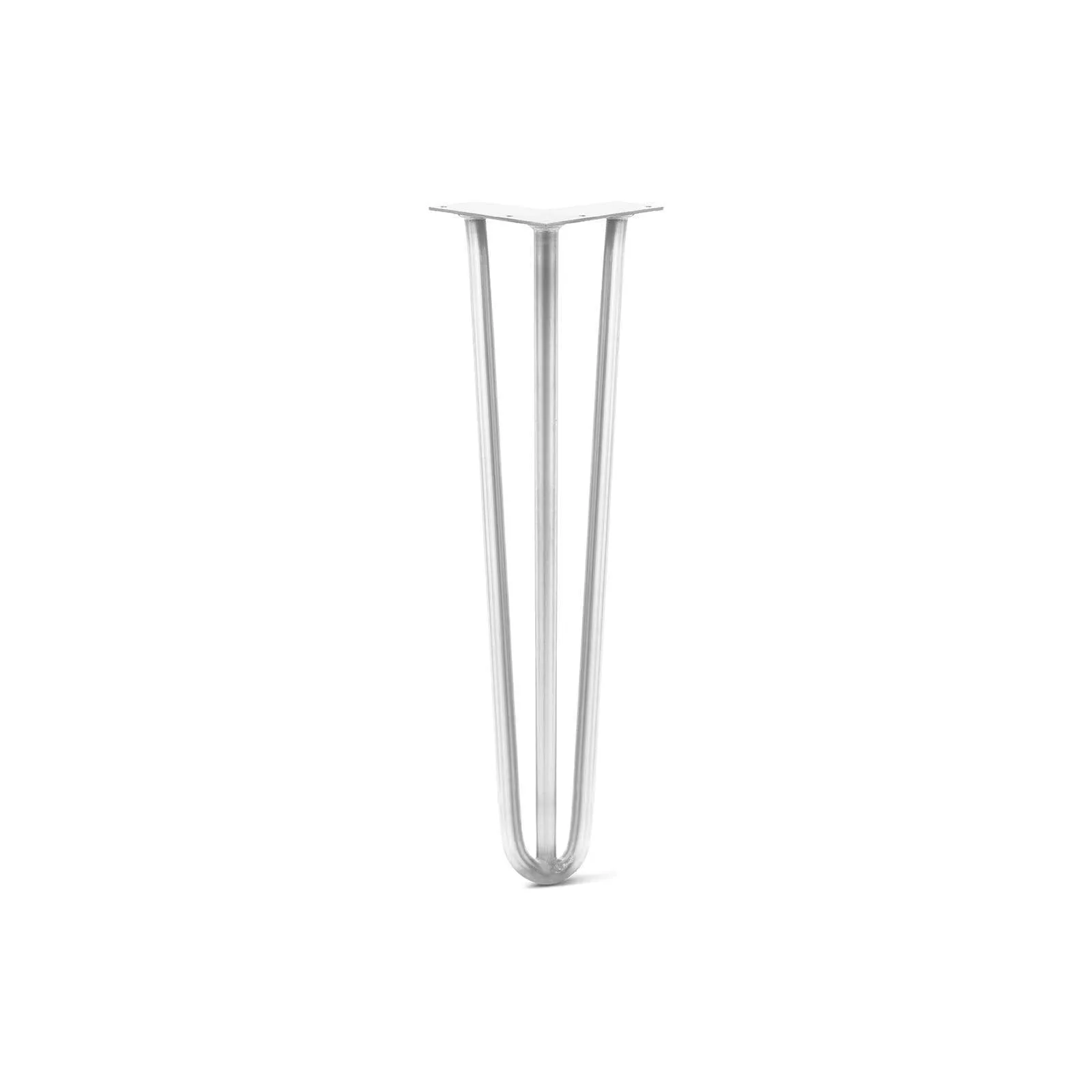 Hairpin Leg (Sold Separately), 3-Rod Design - White Powder Coated Finish