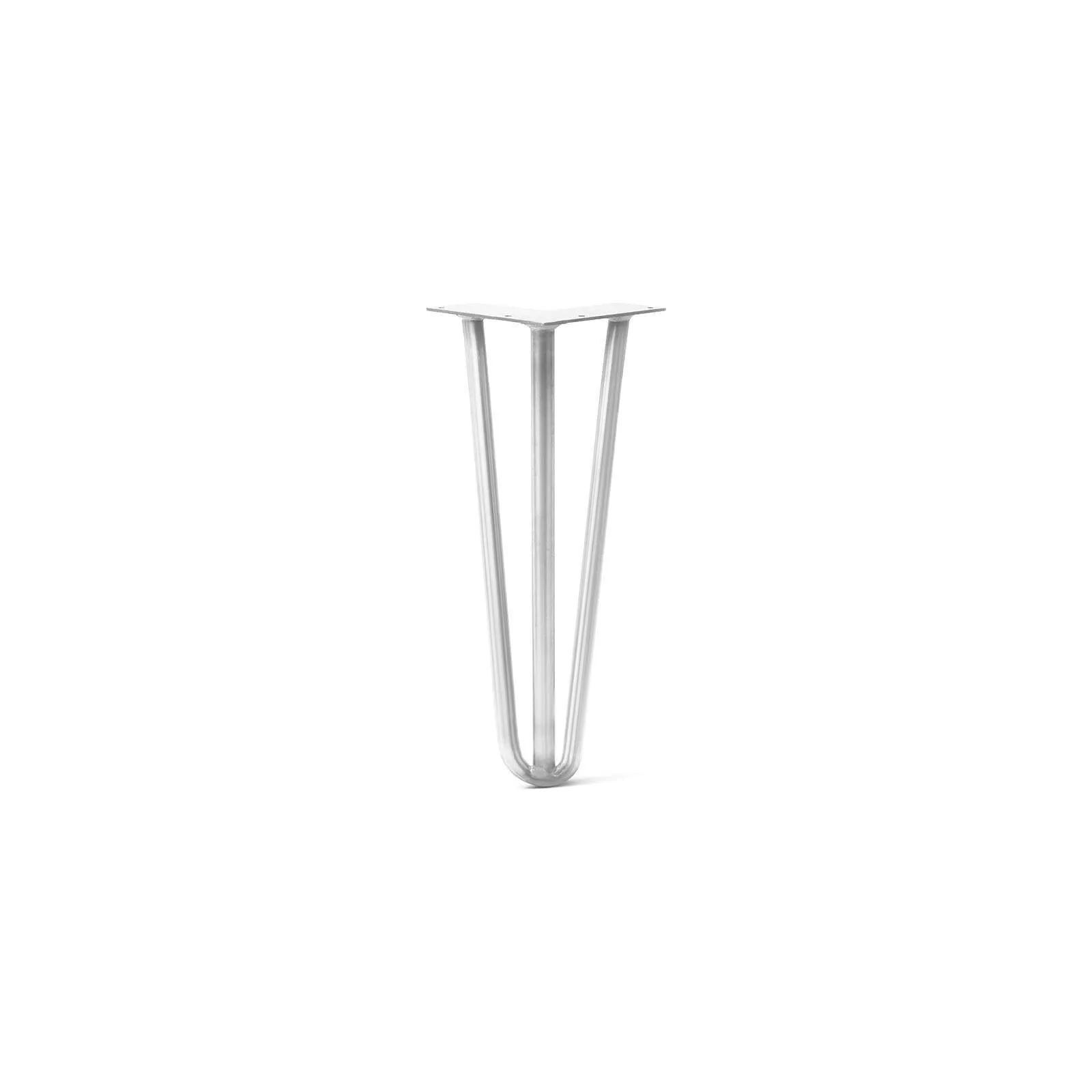 Hairpin Leg (Sold Separately), 3-Rod Design - White Powder Coated Finish