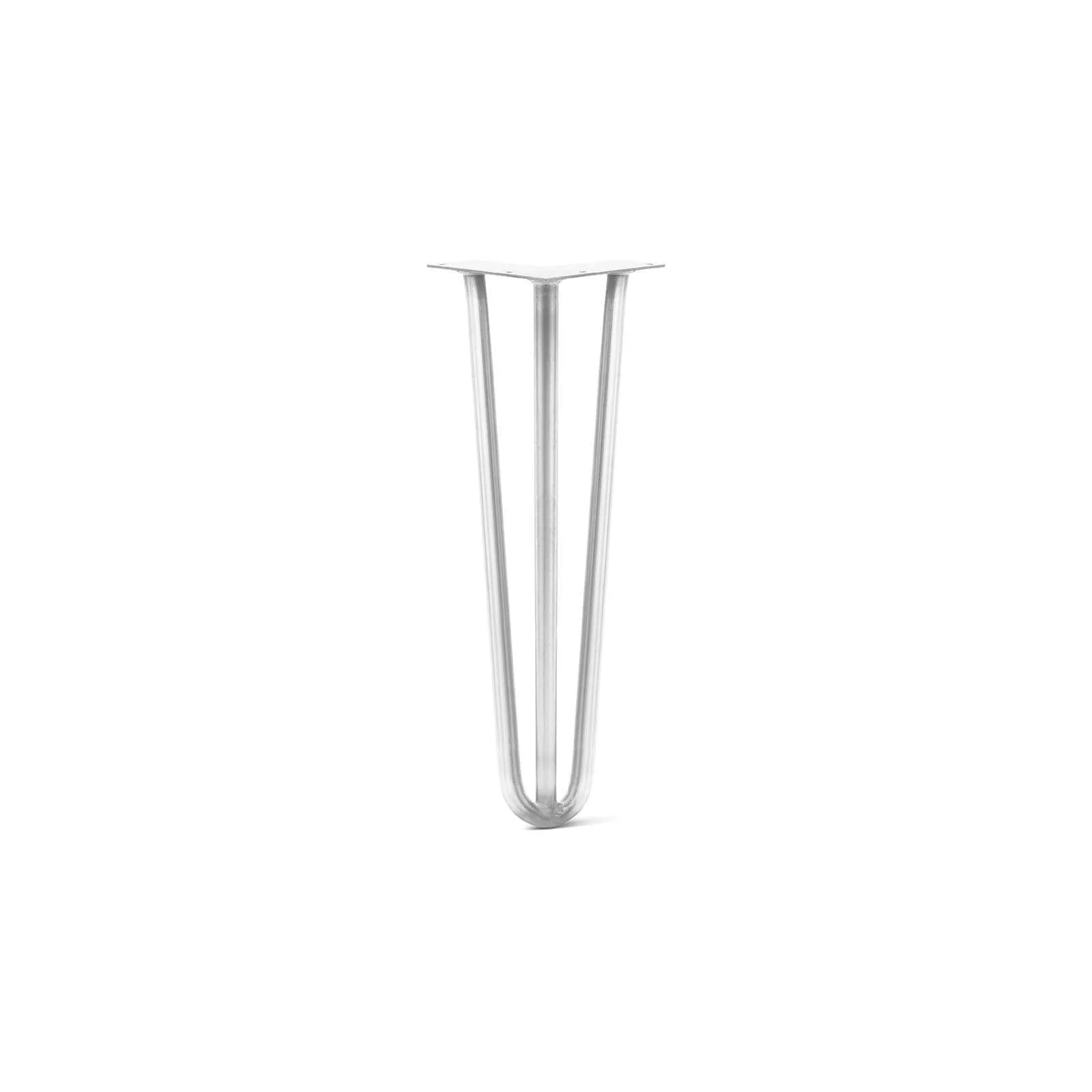 Hairpin Leg (Sold Separately), 3-Rod Design - White Powder Coated Finish