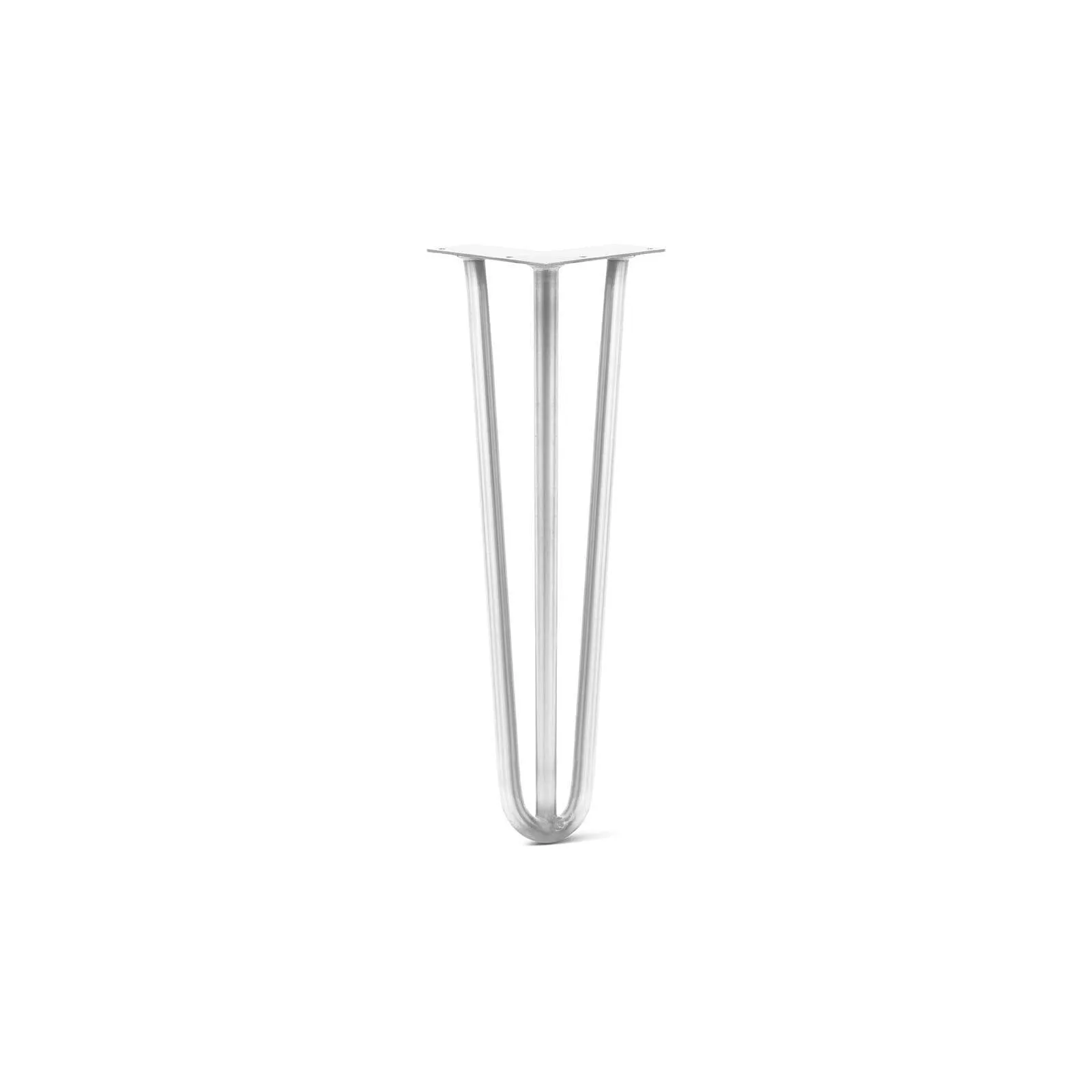 Hairpin Leg (Sold Separately), 3-Rod Design - White Powder Coated Finish