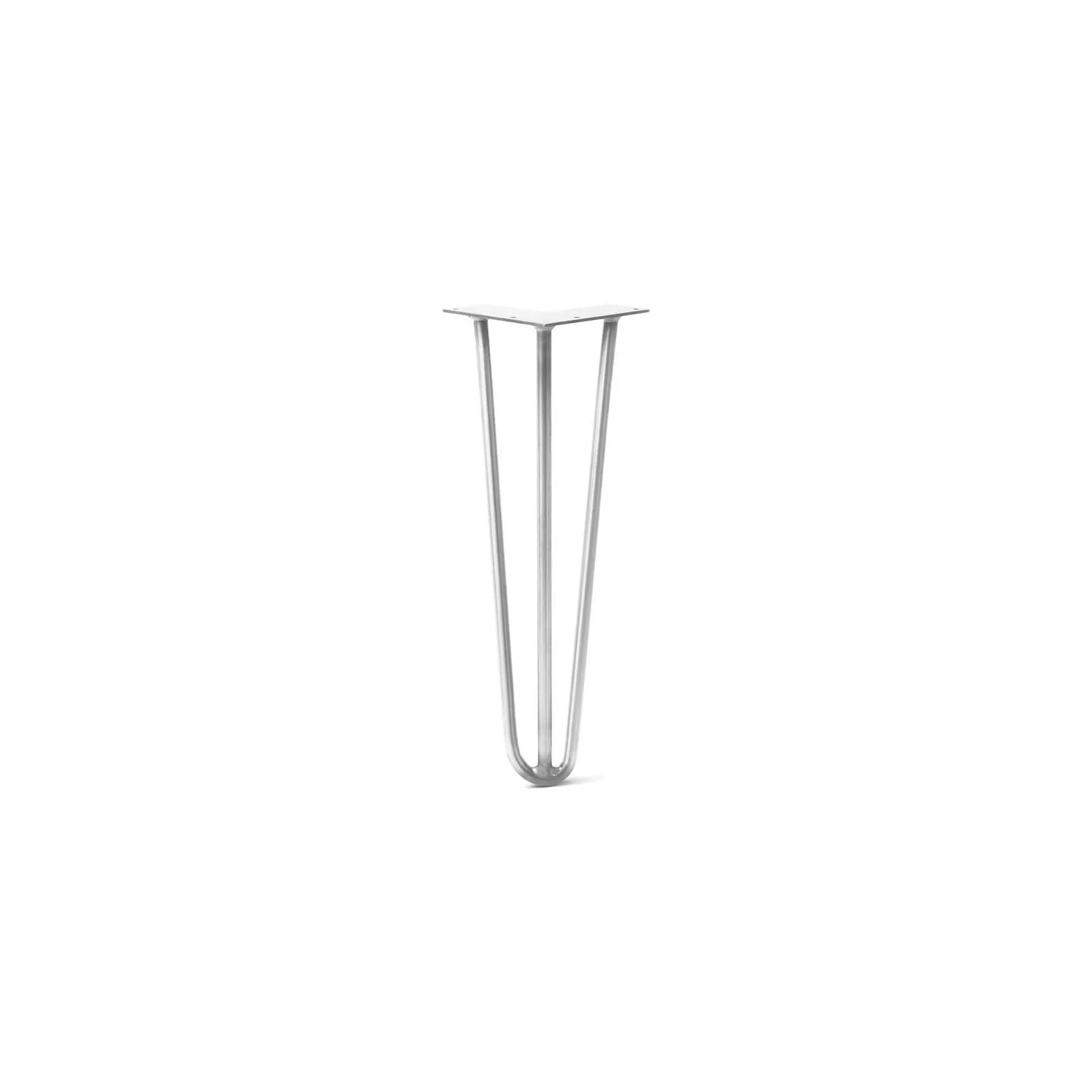 Hairpin Leg (Sold Separately), 3-Rod Design - White Powder Coated Finish