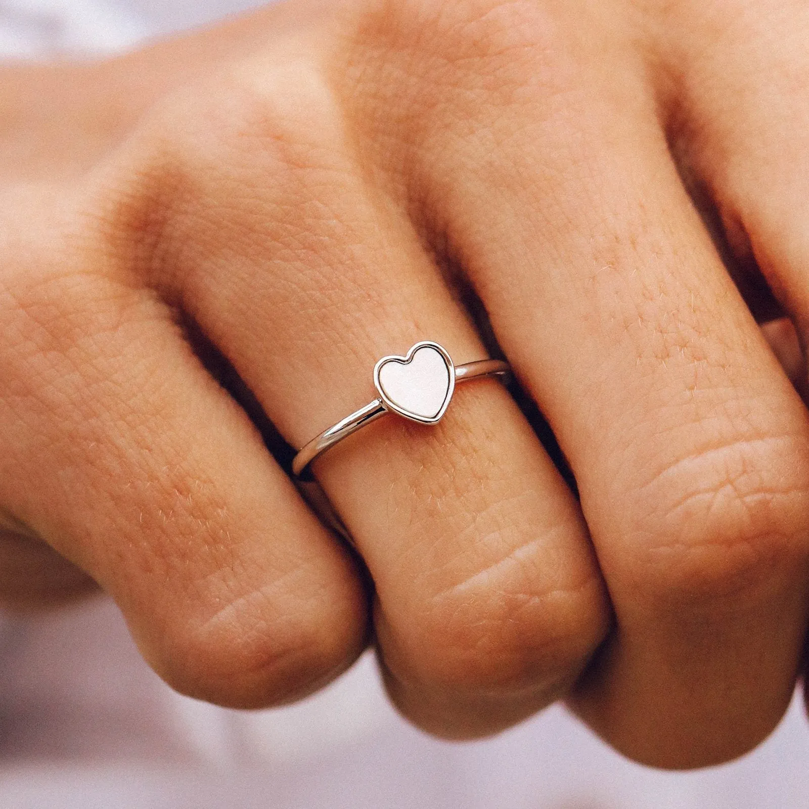 Heart of Pearl Ring