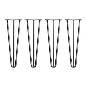 Heavy-Duty Corrosion-Resistant Hairpin Table Legs Set of 4