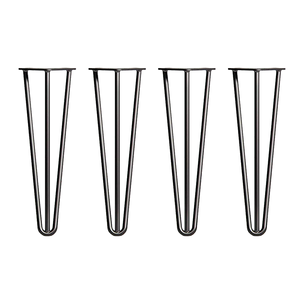 Heavy-Duty Corrosion-Resistant Hairpin Table Legs Set of 4