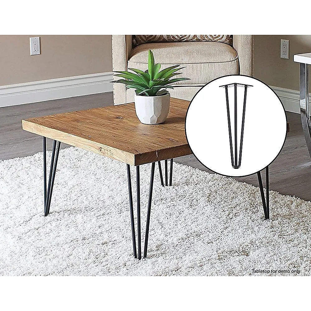 Heavy-Duty Corrosion-Resistant Hairpin Table Legs Set of 4