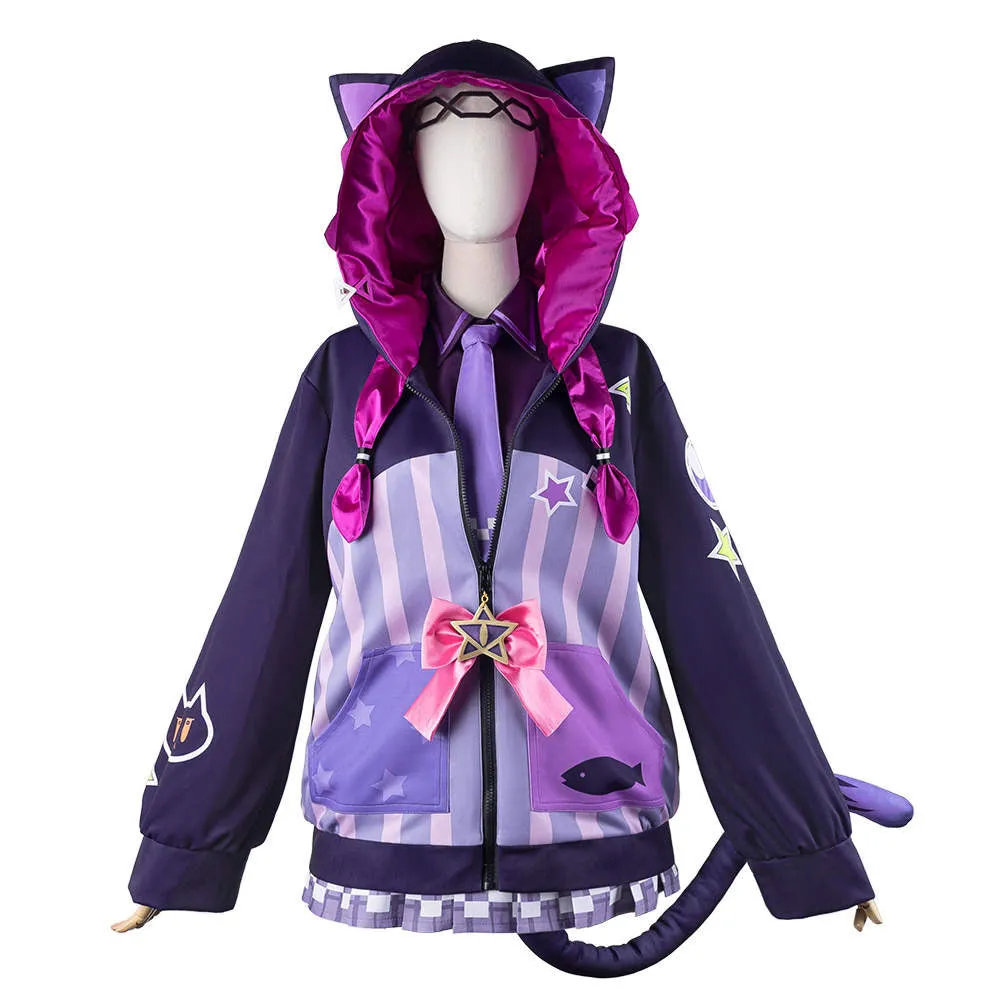 Hololive Virtual YouTuber Murasaki Shion Sixth Costume Cosplay Costume