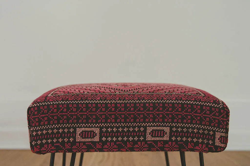 HS Collection Kilim Footstool