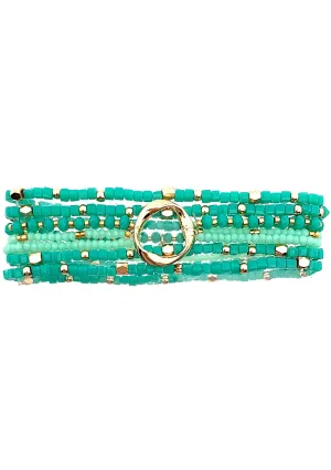 Into The Sky Lost In Jade Stacked Bracelet