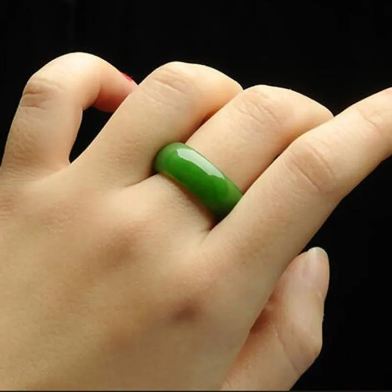 Jade Ring, Gemstone Rings, Jade jewelry, Natural Jade, Green Jade Rings Jewellery, Jade Narrow Band