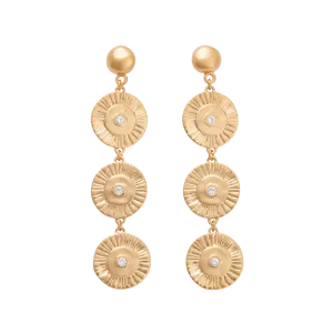 Kirstin Ash Afterglow Earrings, Gold