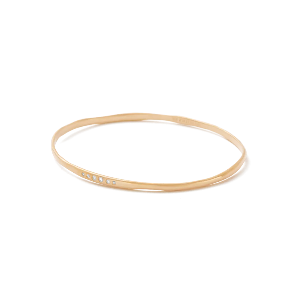 Kirstin Ash Sun Lines Bangle, Gold