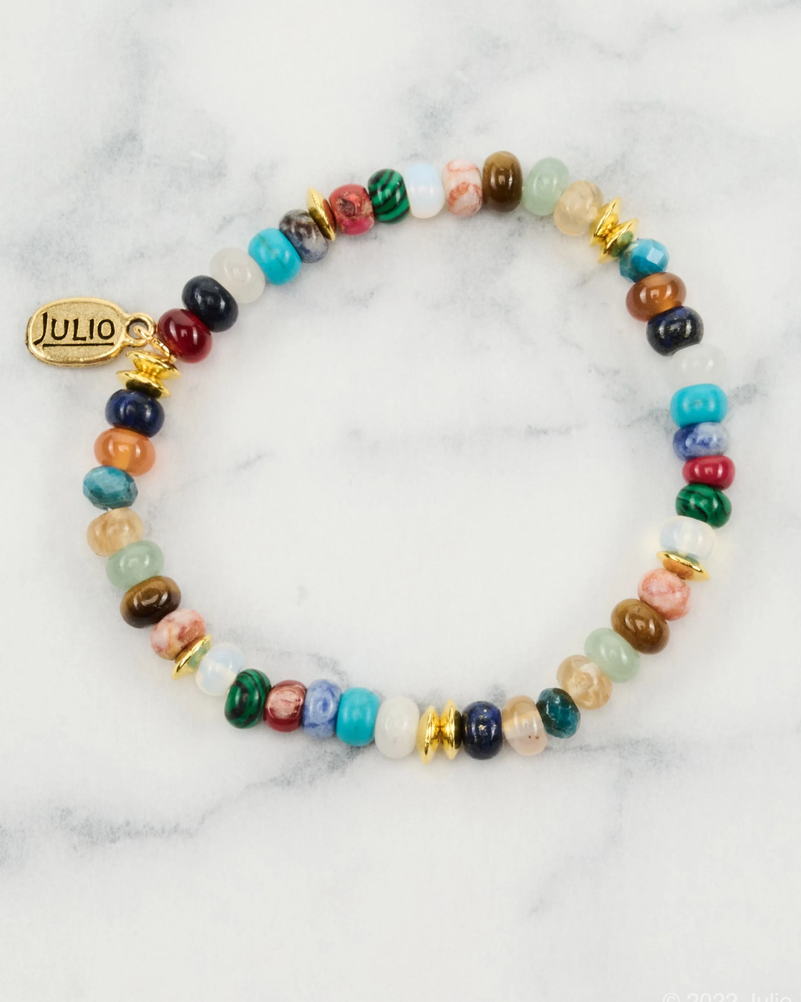 Lawrence Gemstone Stretch Bracelet