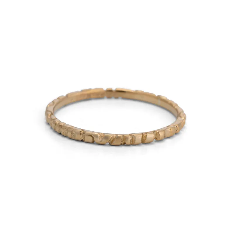 Linea Band, Narrow, 9kt Yellow Gold