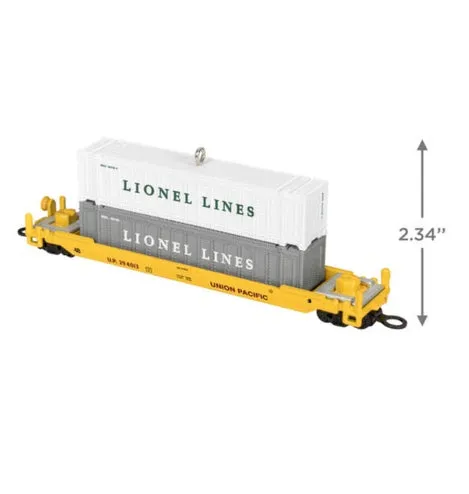 Lionel® Union Pacific Husky Stack Metal Ornament