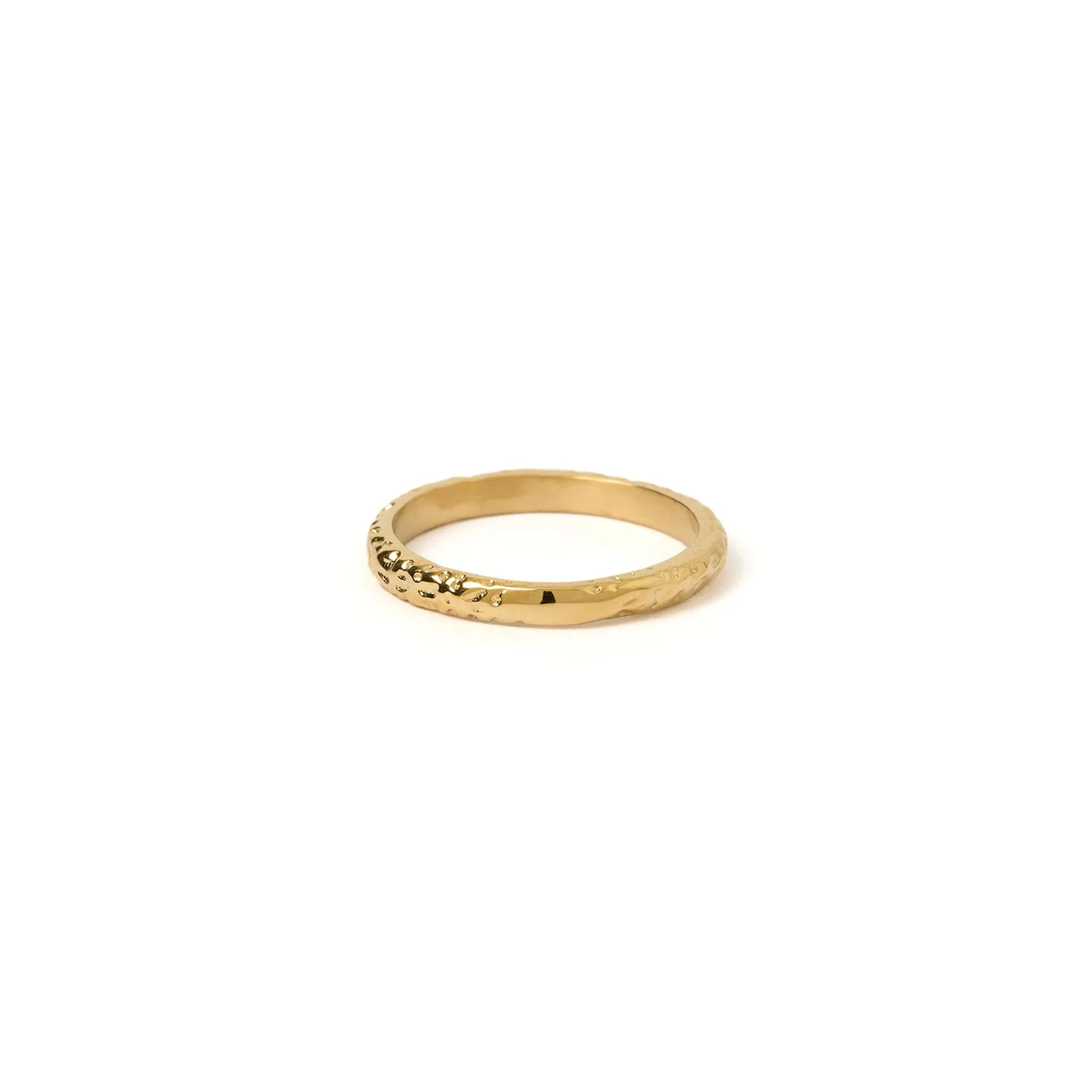 Lorenzo Gold Stacking Ring