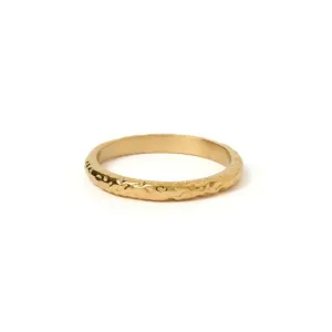 Lorenzo Gold Stacking Ring