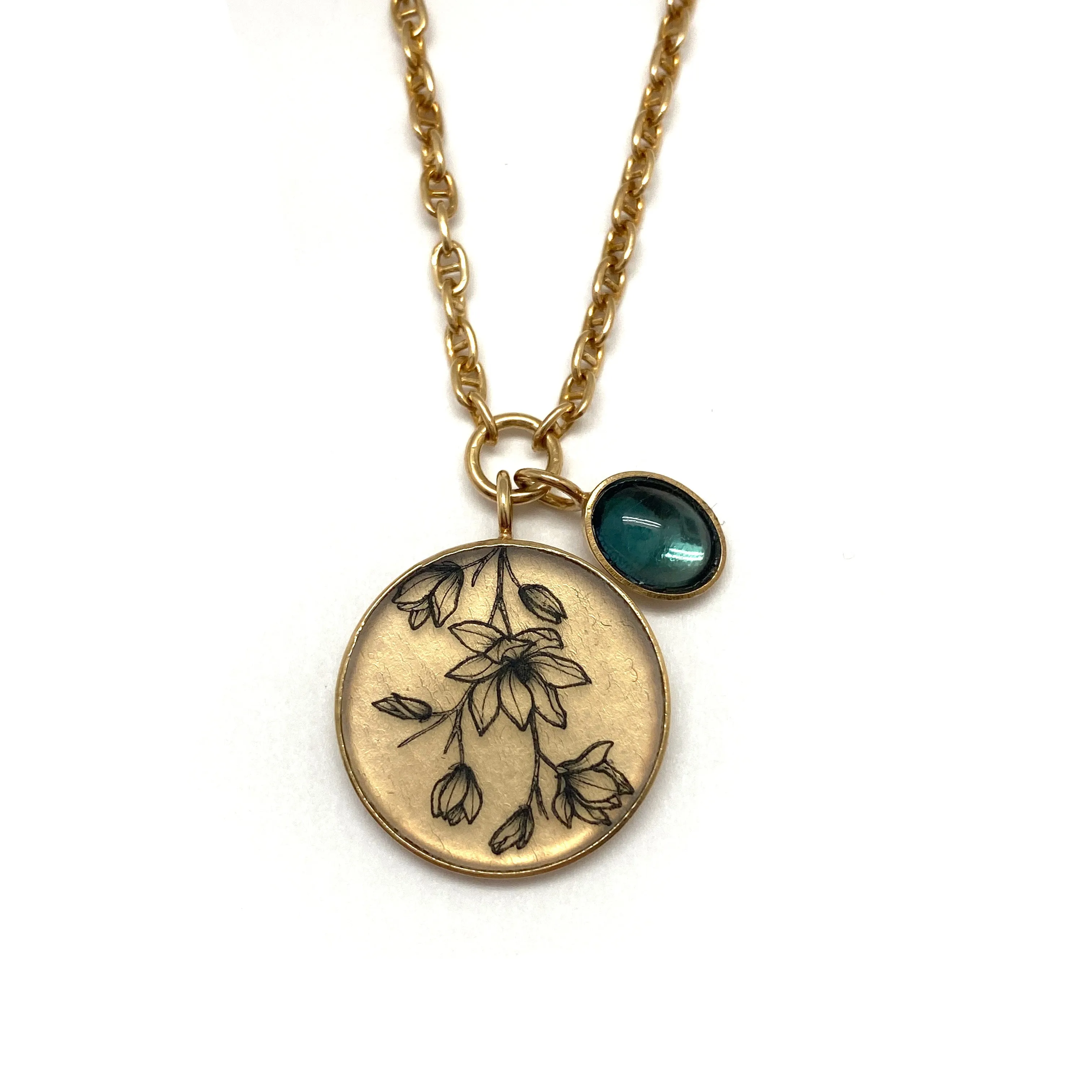 Magnolia Orb Necklace