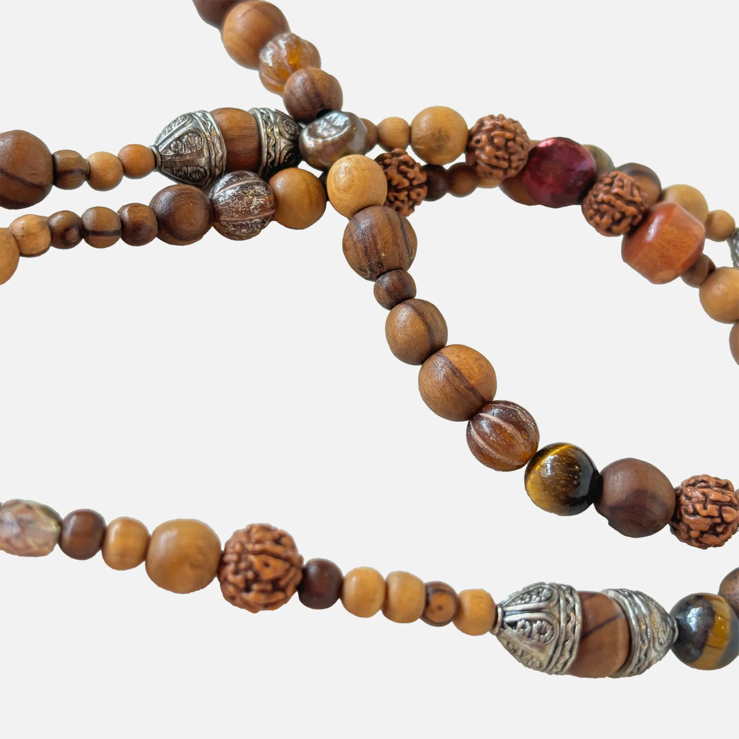 Meditating Buddha Beaded Necklace (94)