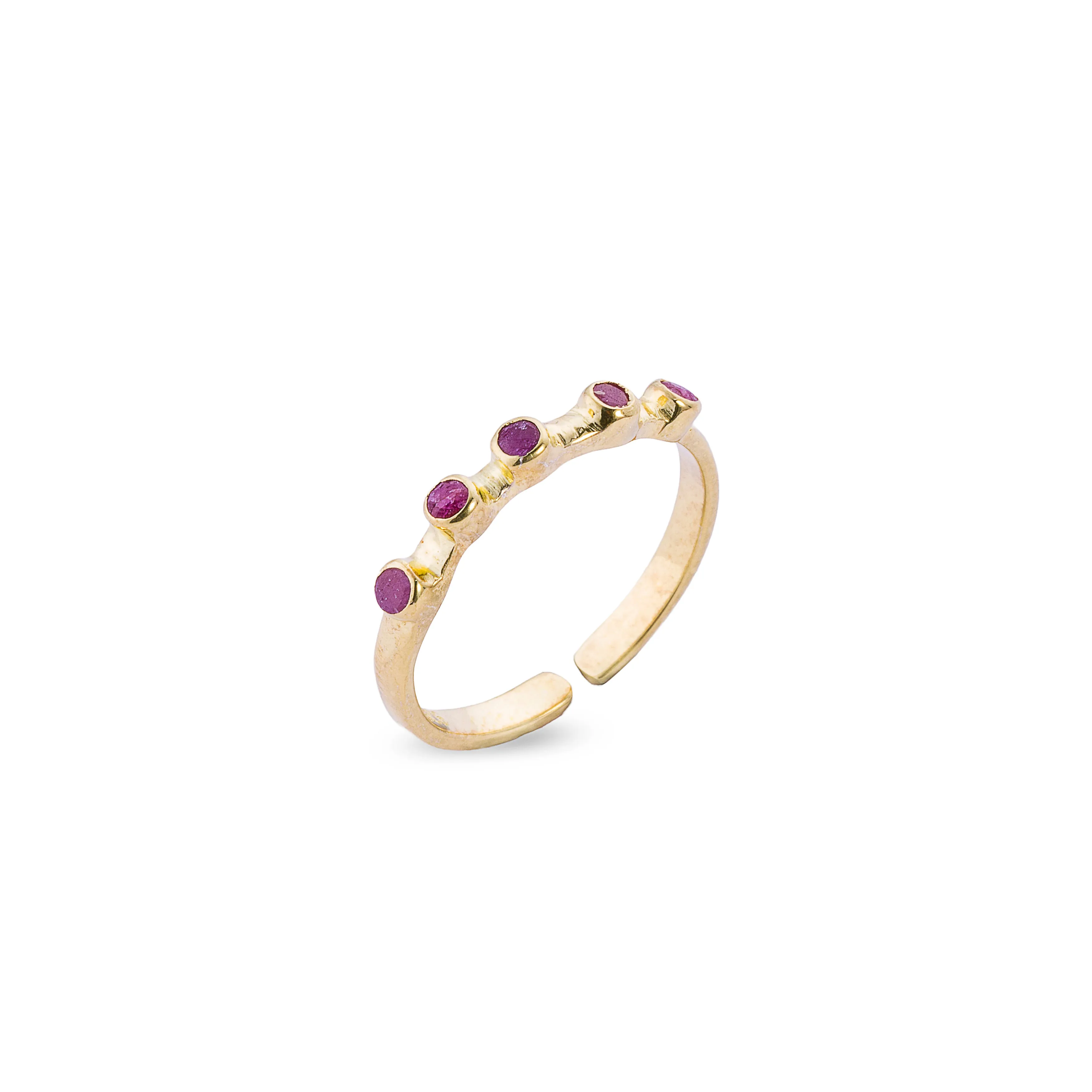 Melina Birthstone Ring, Sterling Silver