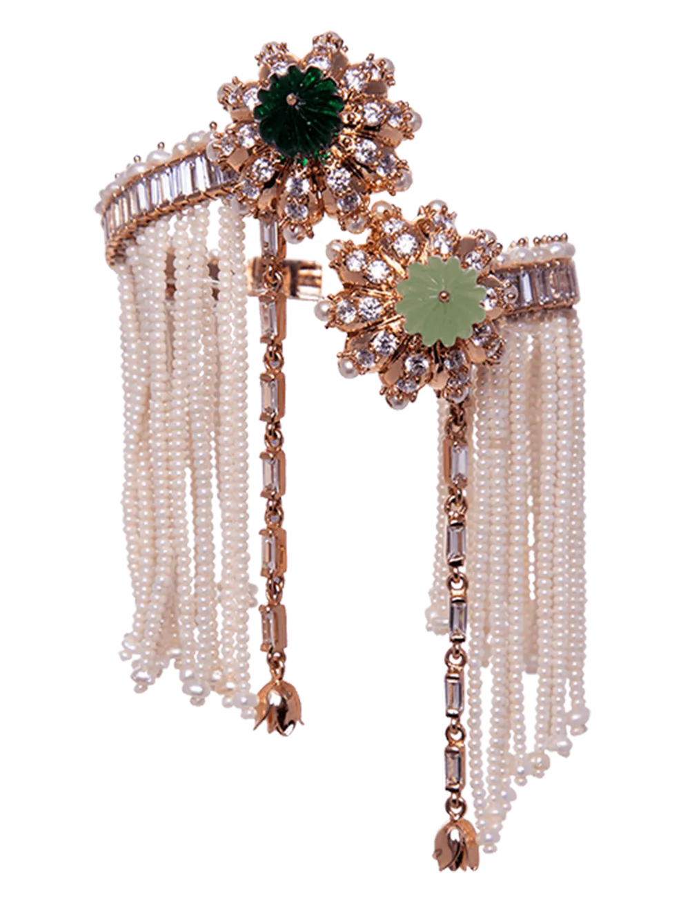 Melon Sculpte Tassel Bracelet