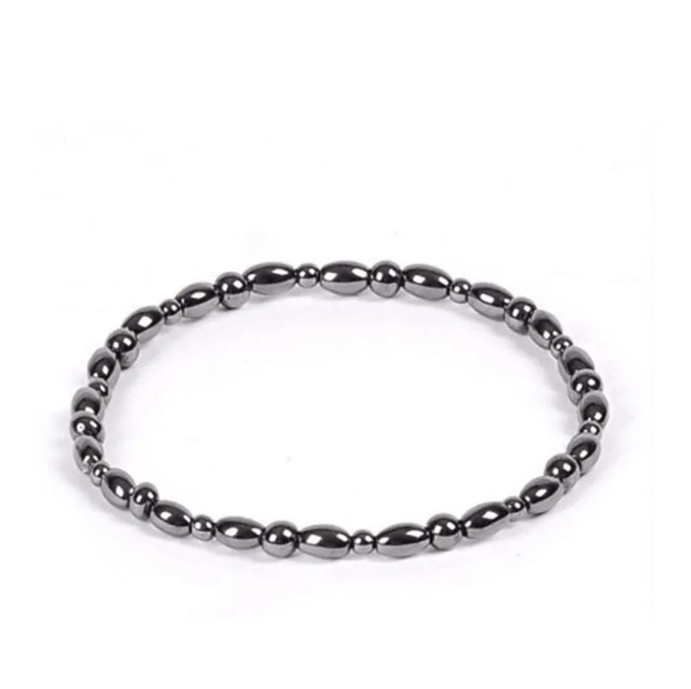 Men's Fashion Black Magnetic Anklet Bracelet