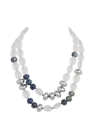 Merx - Two Strand Beaded Necklace