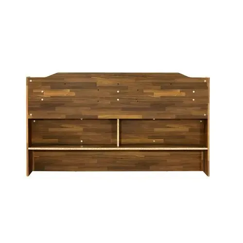 Monica Queen Bed, Walnut Finish