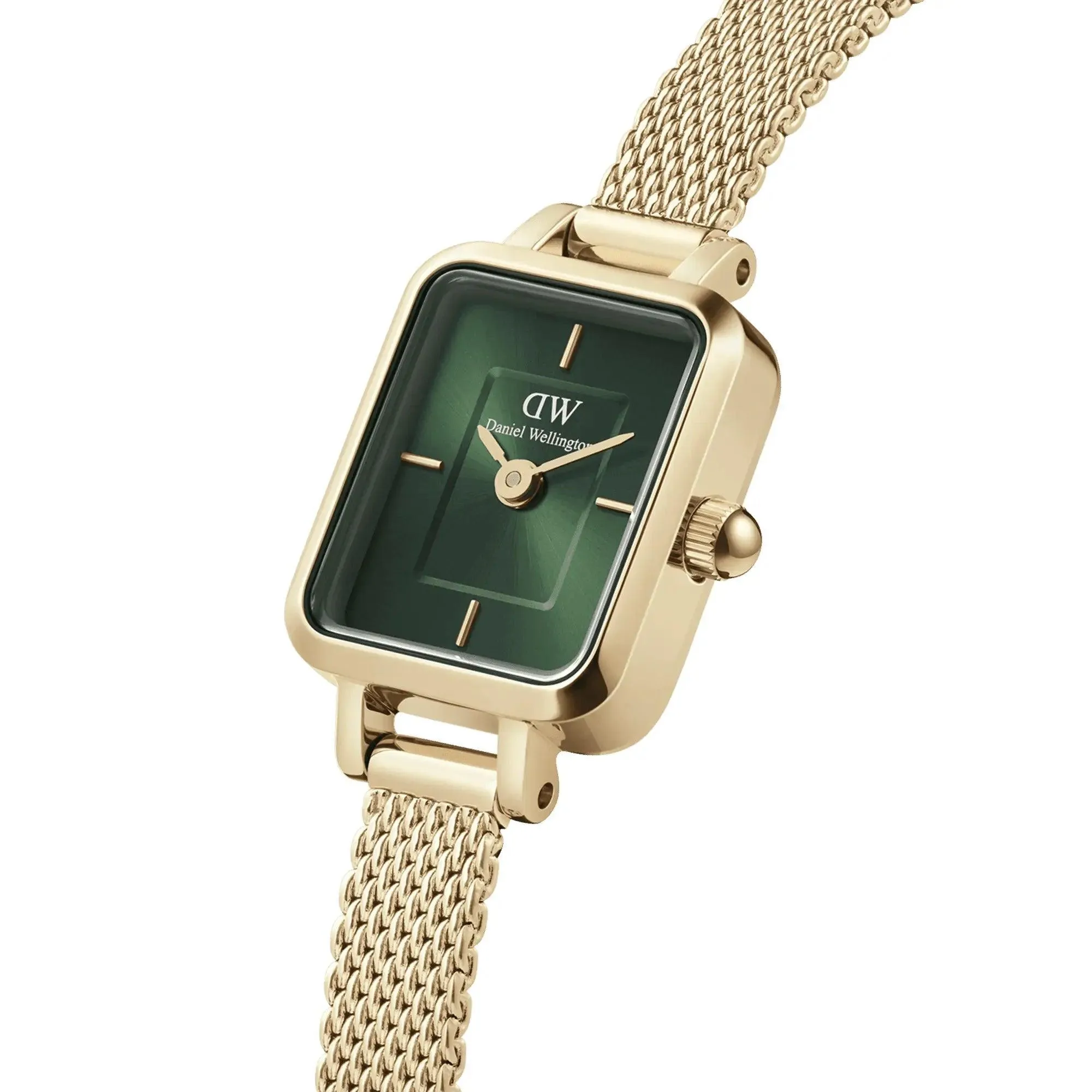 Montre Daniel Wellington - Quadro Mini Evergold Emerald - Gold