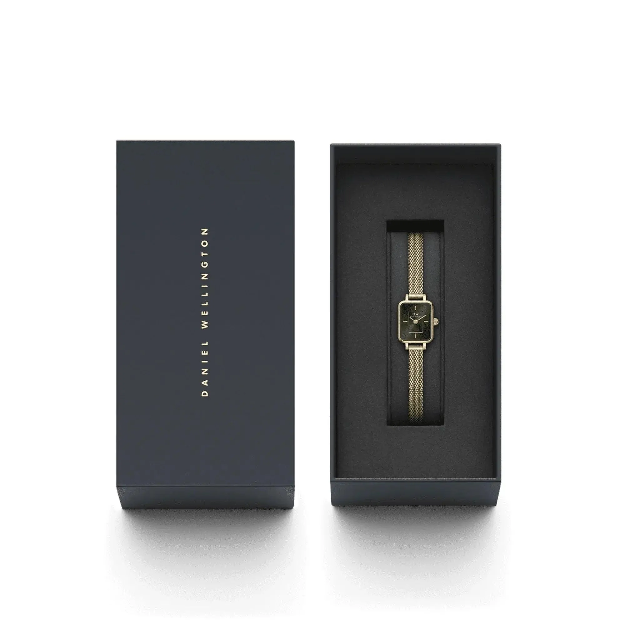 Montre Daniel Wellington - Quadro Mini Evergold Emerald - Gold