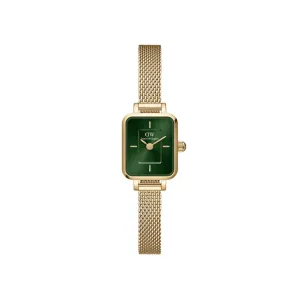 Montre Daniel Wellington - Quadro Mini Evergold Emerald - Gold