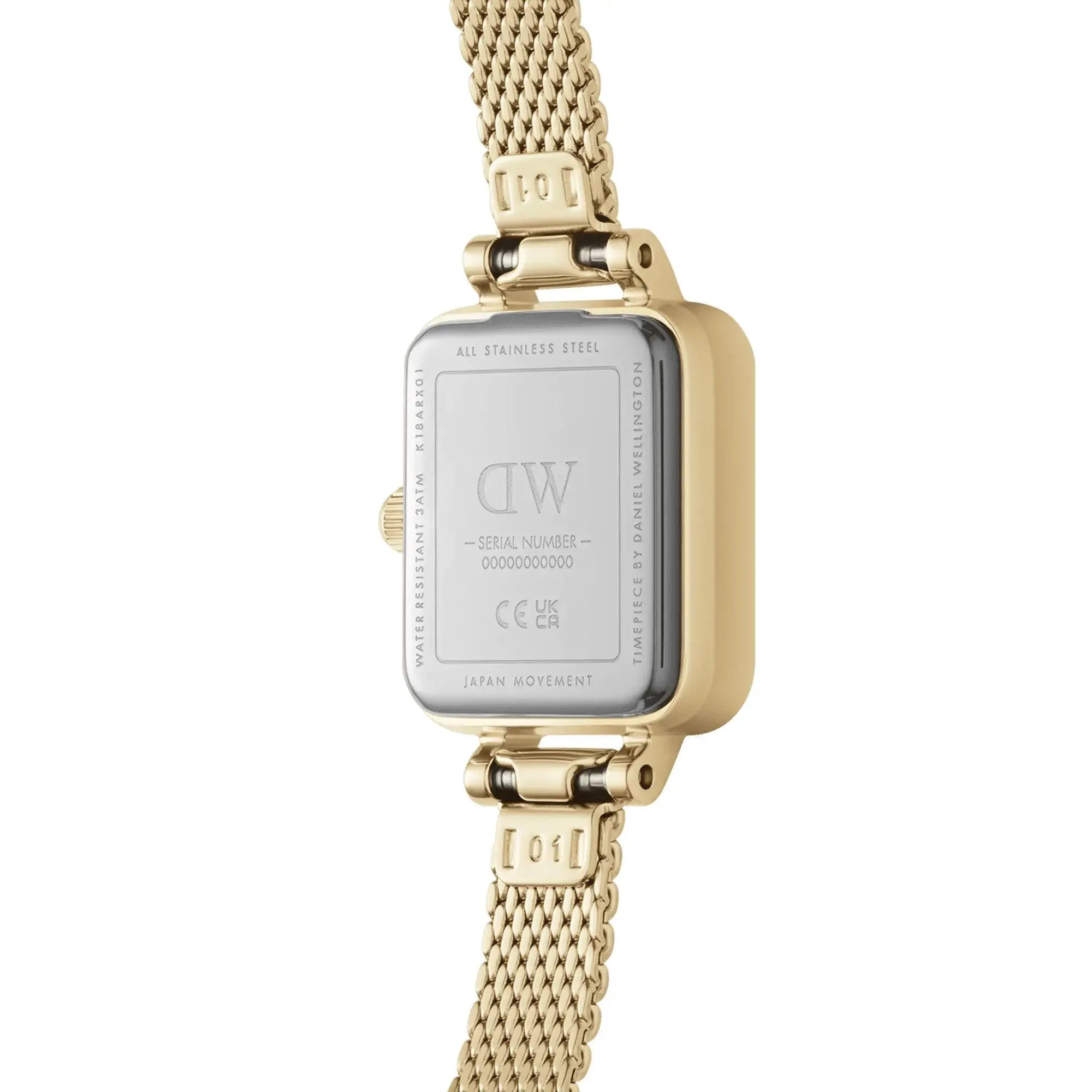 Montre Daniel Wellington - Quadro Mini Evergold Emerald - Gold