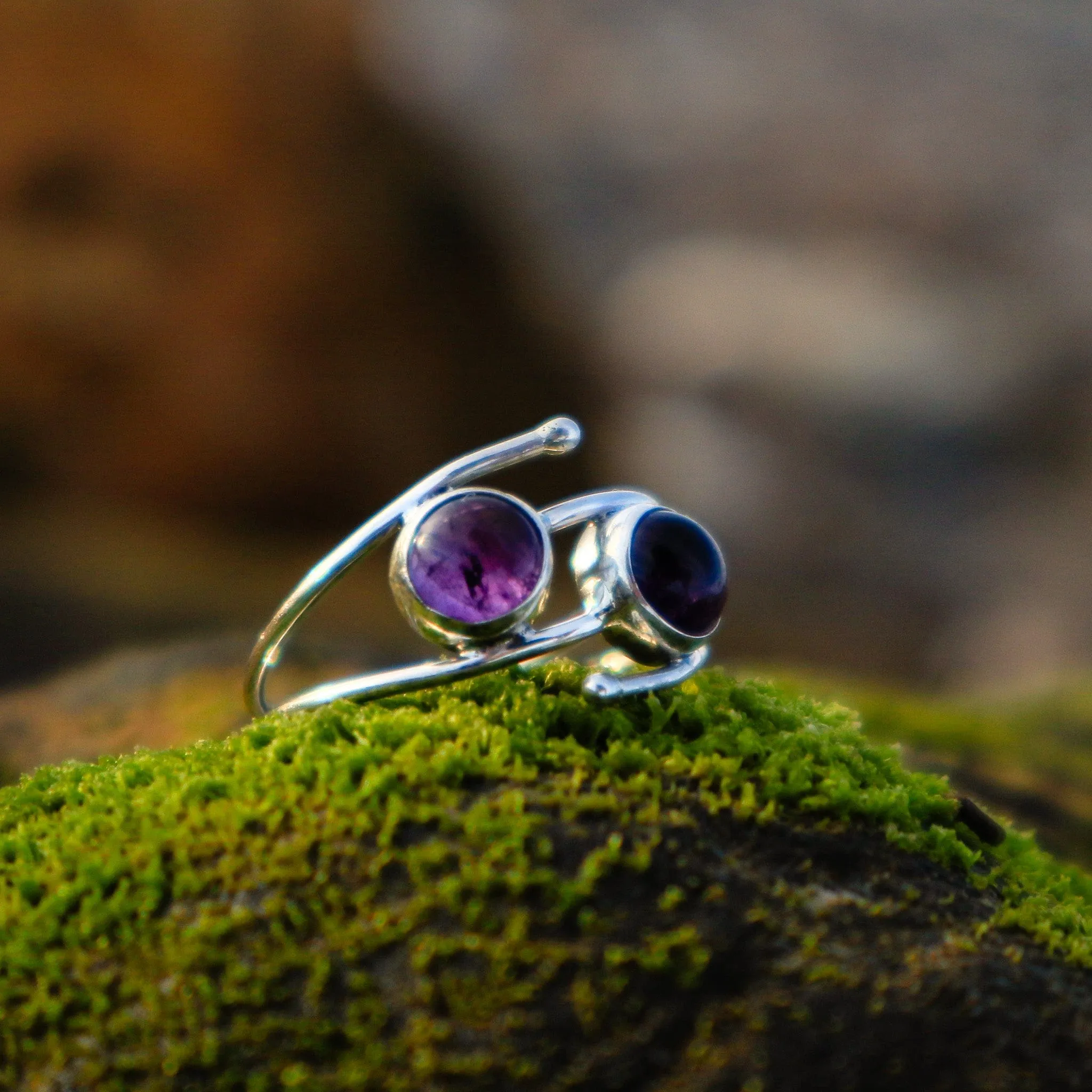 Mystic Frog Gem Ring