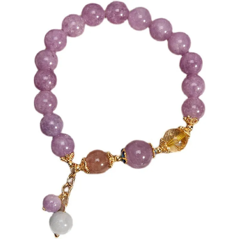 Natural Amethyst Bracelet!So Beautiful!Great gift idea for her!