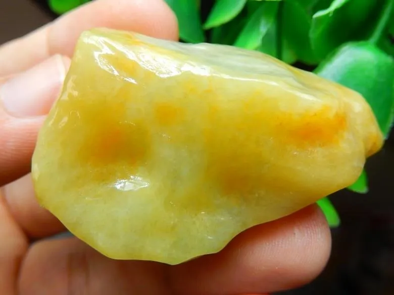 Natural Jade Rough Jadeite Raw (44g, 52X32X14.5mm)