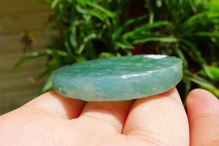 Natural Jade Rough Jadeite Raw (59g,5.5X0.75cm)