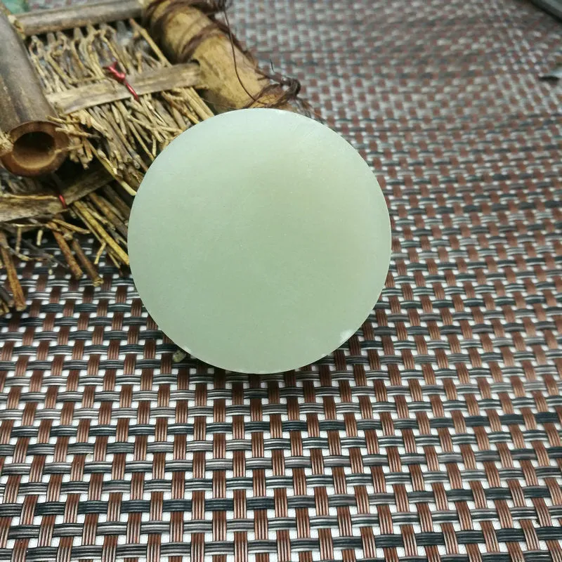 Natural Kunlun Jade Rough Nephrite Raw (133g,5.4X2cm)