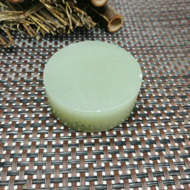 Natural Kunlun Jade Rough Nephrite Raw (133g,5.4X2cm)