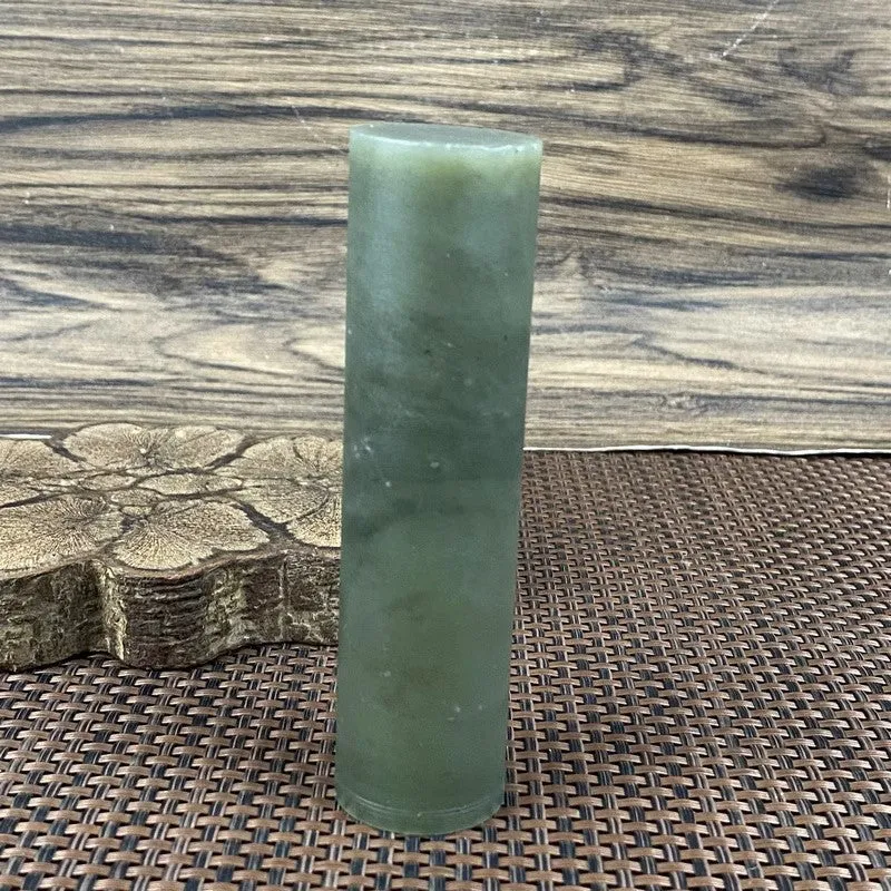 Natural Kunlun Jade Rough Nephrite Raw (242g,11.5X3.0cm)