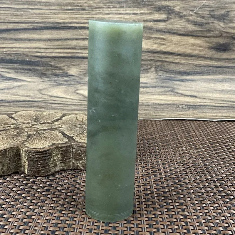 Natural Kunlun Jade Rough Nephrite Raw (242g,11.5X3.0cm)