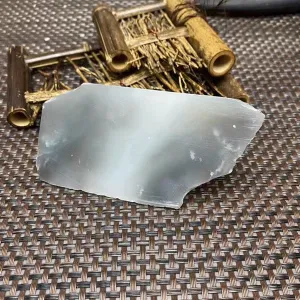 Natural Kunlun Jade Rough Nephrite Raw (245g,11.3X5.4X3.0cm)