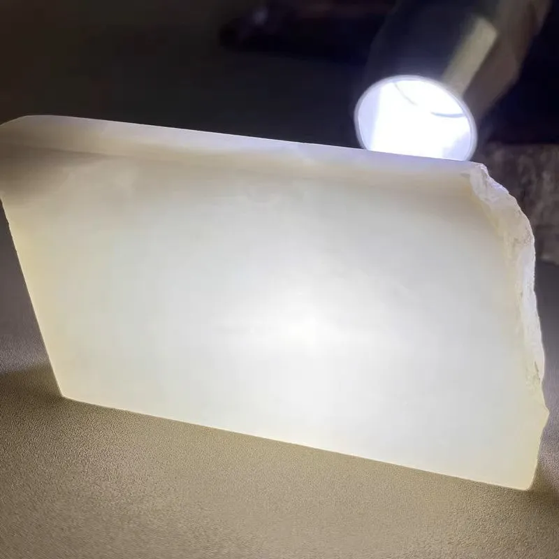 Natural Kunlun Jade Rough Nephrite Raw (55g,5.3X3.2X1.1cm)