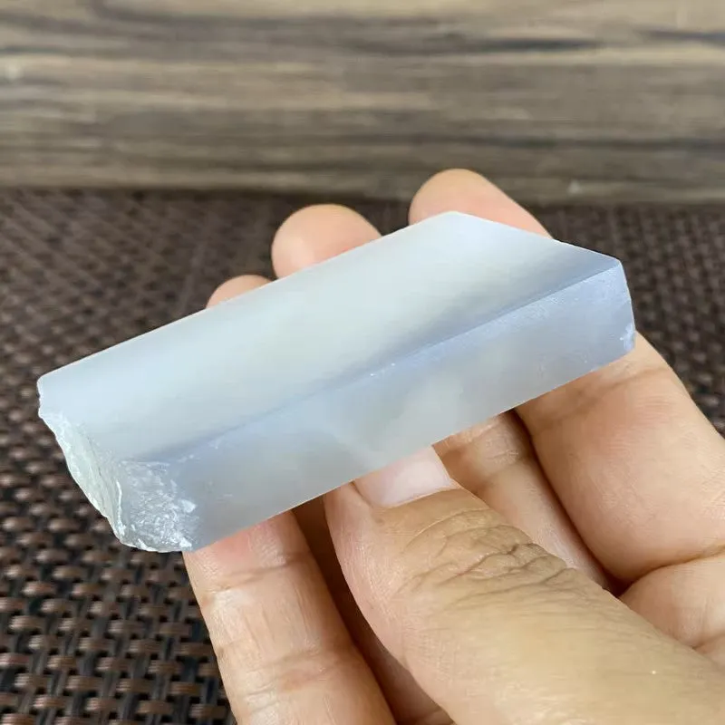 Natural Kunlun Jade Rough Nephrite Raw (55g,5.3X3.2X1.1cm)