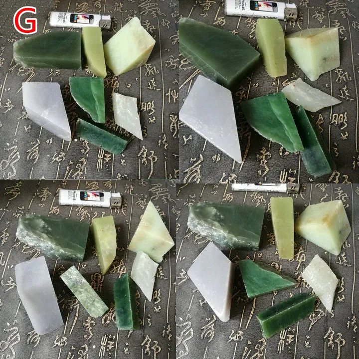 Natural KunLun   Siberian Russia Jade Rough Nephrite Remains