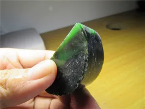 Natural Siberian Jade Rough Russia nephrite Raw (45.84g, 42X21X19mm)